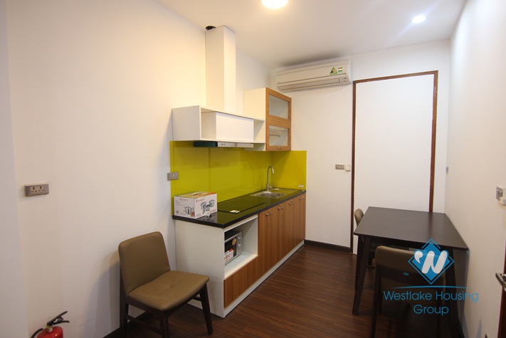 Clean and modern studio apartment for rent in Xuan Dieu st, Tay Ho district 