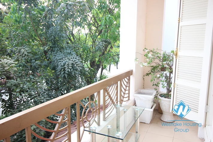 Beautiful house with large garden around for rent in Ciputra area, Tay Ho, Ha Noi