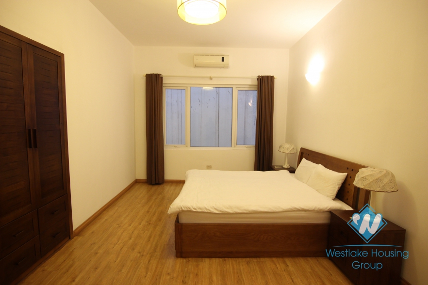 Small balcony furrnished 2 bedrooms apartment for rent in Hai Ba Trung district