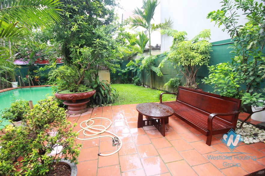 Bright, beautiful house for rent in Tay Ho, Hanoi 