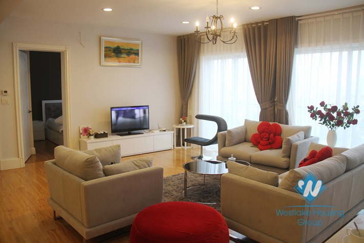 Three bedrooms apartment for rent in Golden Westlake, Ba Dinh district, Ha Noi
