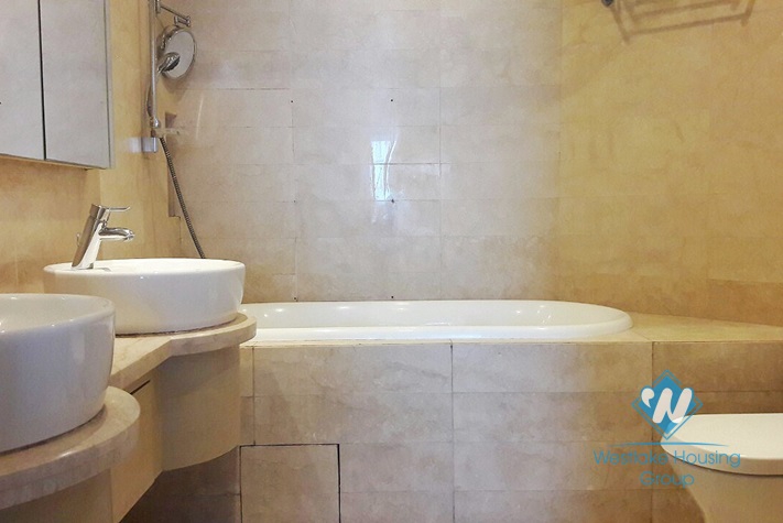 Three bedrooms apartment for rent in Golden Westlake, Ba Dinh district, Ha Noi