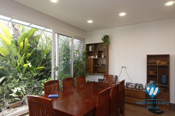 Beautiful house for rent in Hoan Kiem district, closed train station 