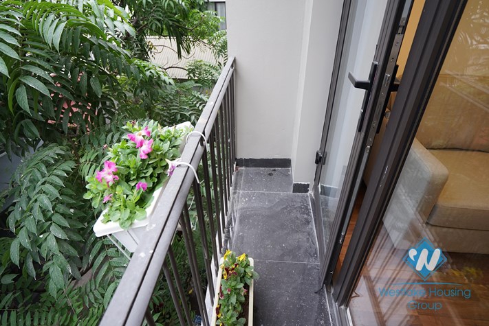 A modern design and beautiful apartment with 2 bedrooms for rent in Ba Dinh District.