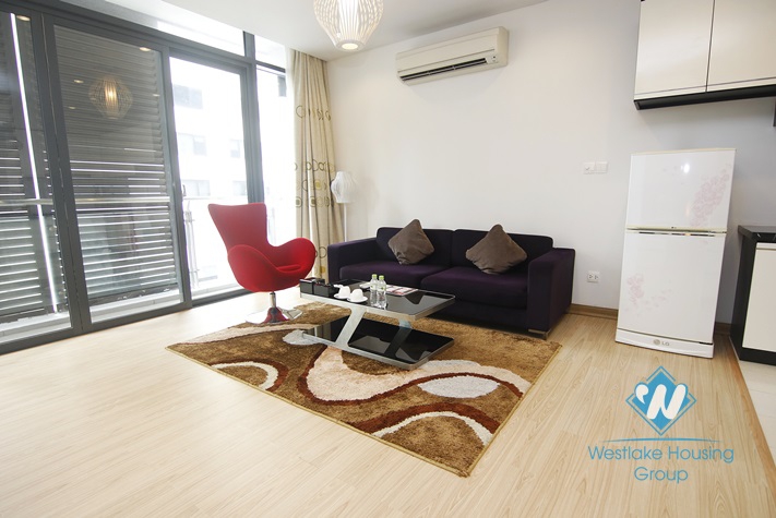 Bright studio for rent in Duy Tan street, Cau Giay area.