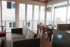A charming and newly-finished 3 bedroom apartment for rent on Kim Ma Street