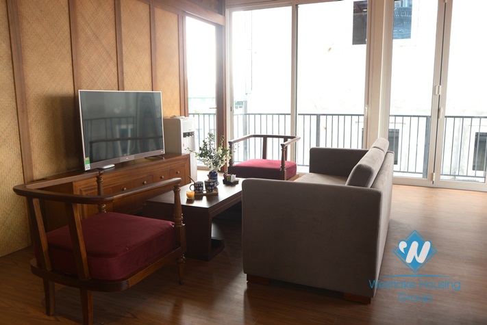 A charming and newly-finished 3 bedroom apartment for rent on Kim Ma Street