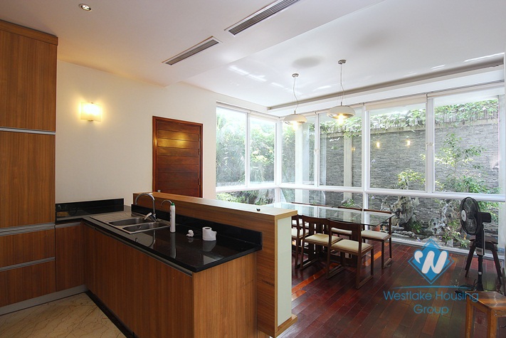 Spacious house with garden for rent in Tay Ho, Hanoi