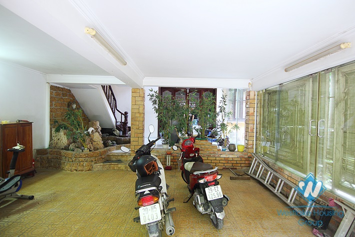 Big house with garage for rent in To Ngoc Van street, Tay Ho