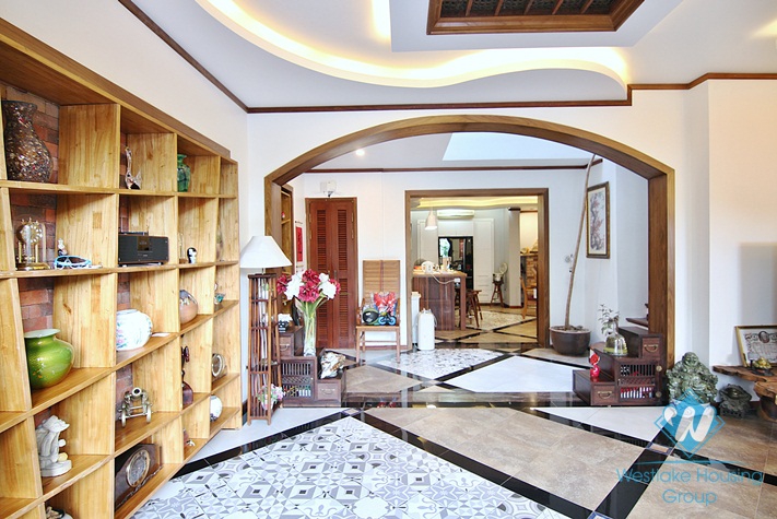 A gorgeous newly renovated villa for rent in Tay ho, Ha noi