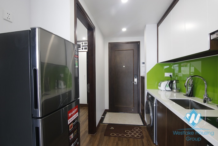 High floor serviced apartment for rent in Kim Ma Thuong, Ba Dinh