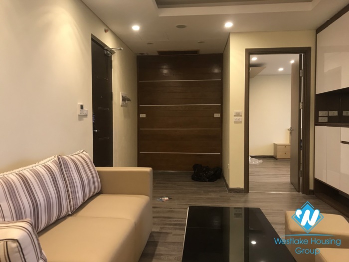 A furnished and cozy 3 bedroom apartment for rent in Hong Kong Tower, Dong Da district