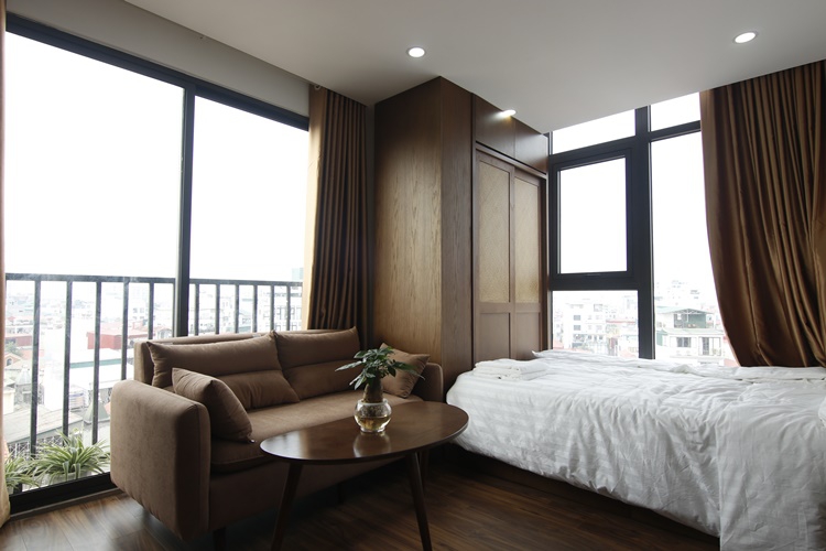 Brand new studio for rent in Dao Tan street, Ba Dinh
