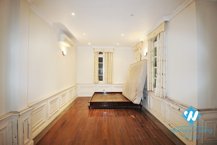 A French villa with big pool and garden in Tay ho, Hanoi