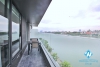 Top floor and lake view two bedrooms apartment for rent in Tu Hoa, Tay Ho