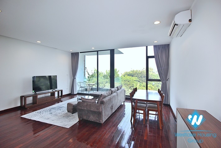 Nice view - Apartment with balcony on the lake for rent in Quang Khanh st, Tay Ho District 