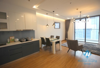 Nice, high floor two bedrooms apartment for rent in Vinhome Metropolis, Ba Dinh district, Ha Noi