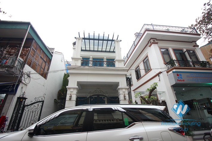 An old French architecture and newly-renovated mansion for rent in Hai Ba Trung
