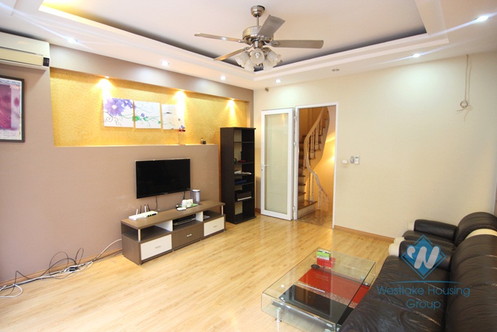 Fully furnished house for rent on Dao Tan, Ba Dinh