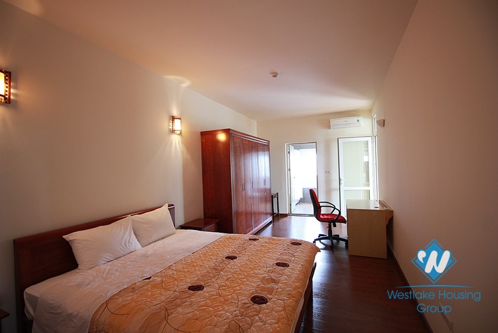 Apartment with large outside balcony for rent in Tay Ho street, Tay Ho, Hanoi