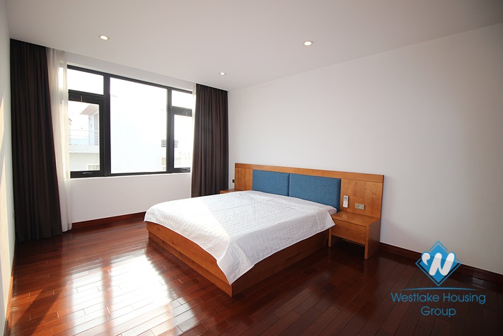 Splendid three bedroom apartment to rent in Tay Ho with balcony and views of Westlake