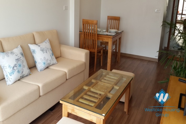 Separate 01 bedroom apartment for rent in Hoang Quoc Viet St, Cau Giay District, Hanoi.