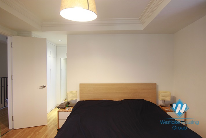 Beautiful duplex apartment next to French school for rent in Long Bien area, Ha Noi