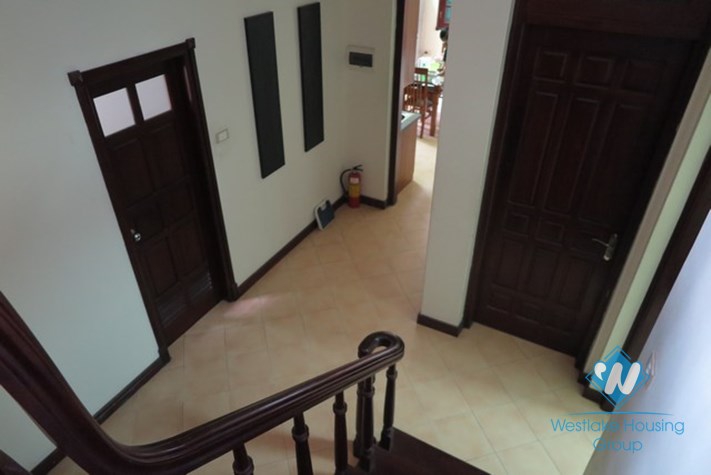 Nice house with small yard for rent on Dao Tan, Ba Dinh, Hanoi