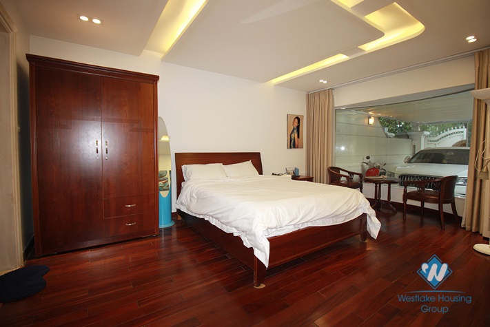 Modern and luxury villa with large garden for rent in Ciputra, Tay Ho, Hanoi