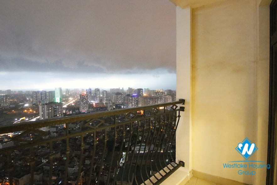 A spacious condo apartment with 2 bedrooms for rent in Royal City Compound, Hanoi