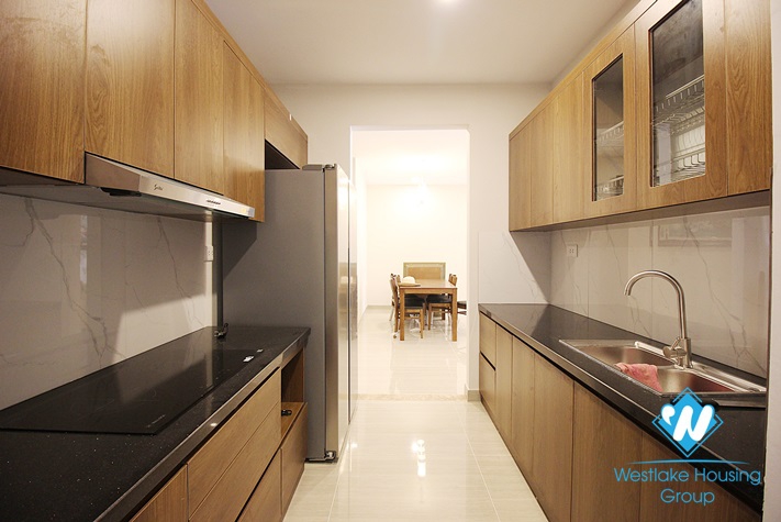 A newly-finished 3 bedroom apartment for rent in Ciputra L Tower