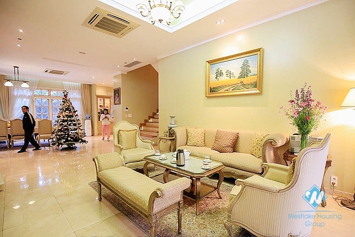 A majestic 4 bedroom villa for rent in Ciputra Compound C Block