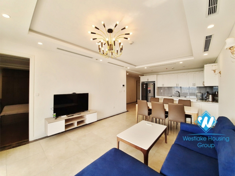 Modern 3 bedroom apartment for rent in Xuan Dieu, City view