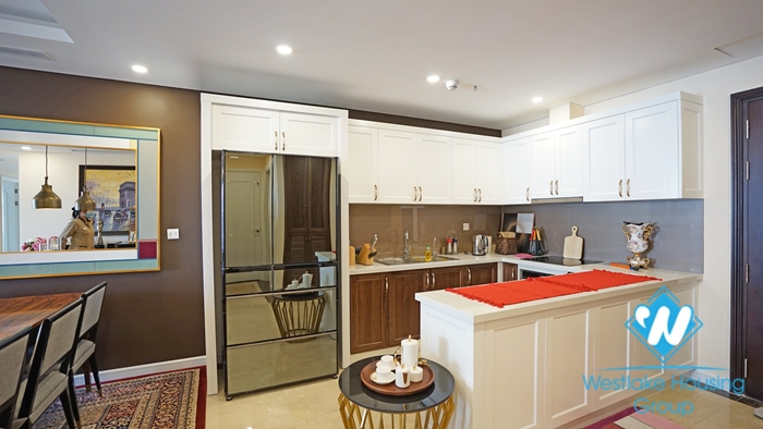 Spectacular serviced 3 bedroom apartment for rent in D’. Le Roi Soleil, Tay Ho, Hanoi