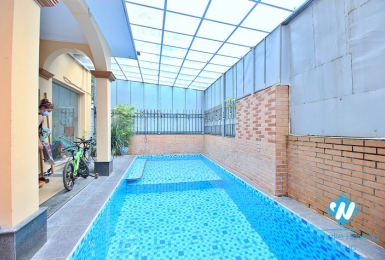 Swimming pool house for rent in Xom Chua, Dang Thai Mai, Tay Ho