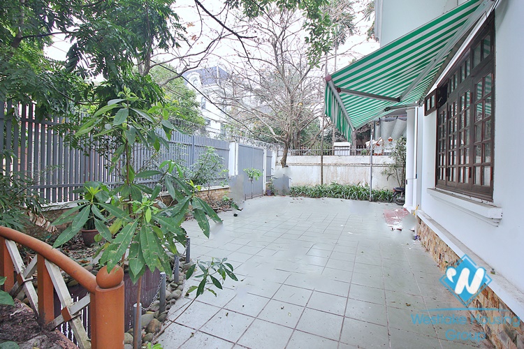 Huge garden house for rent in Lac Long Quan, Tay Ho