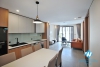 Morden and high floor 3 beds apartment for rent in Tay Ho area