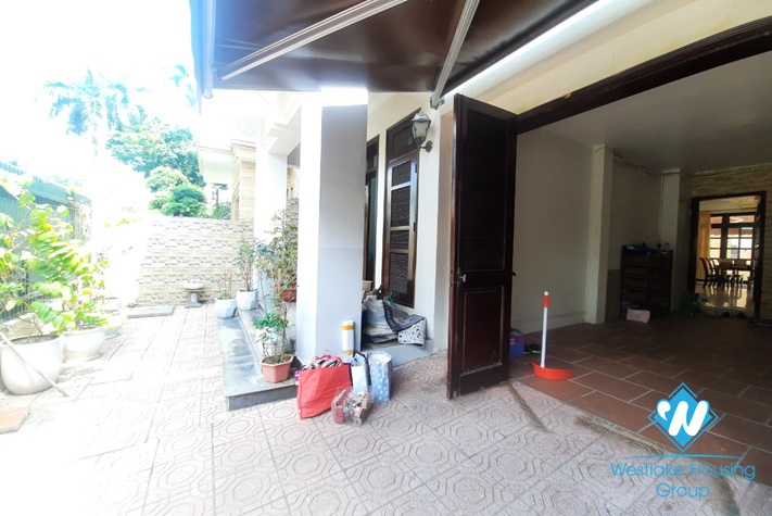 Charming house with courtyard  for rent in Ciputra, Ha Noi
