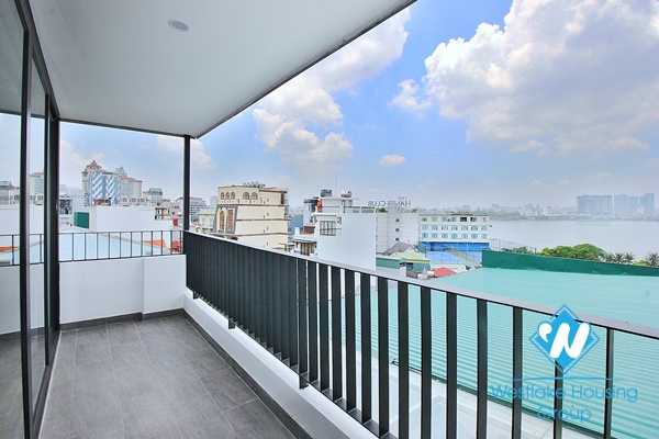 A brand new lake view 2 bedroom apartment for rent in Tay ho, Hanoi