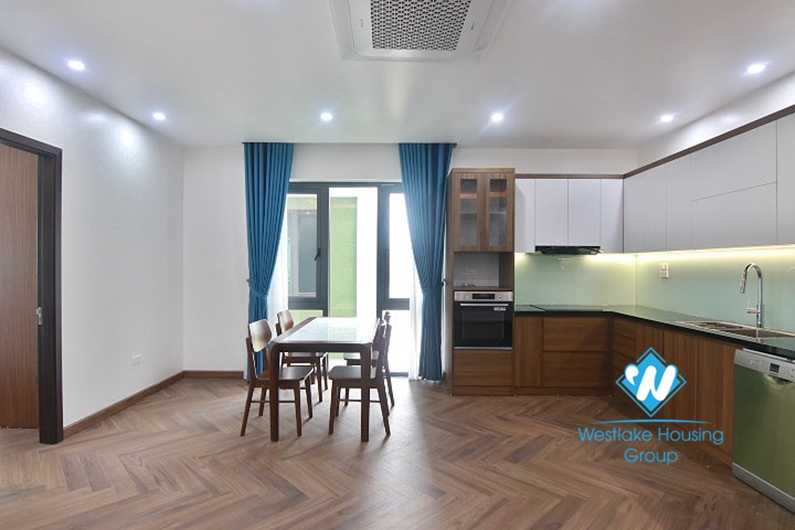 New two-room apartment for rent near Ngoc Thuy French International School, Long Bien District.