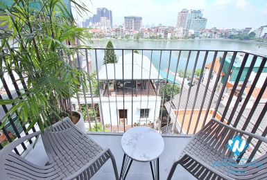 Brand new and high floor 2 beds apartment for rent in Tu Hoa st, Tay Ho