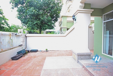 Unfurnished renovated villa for rent in Ciputra T block