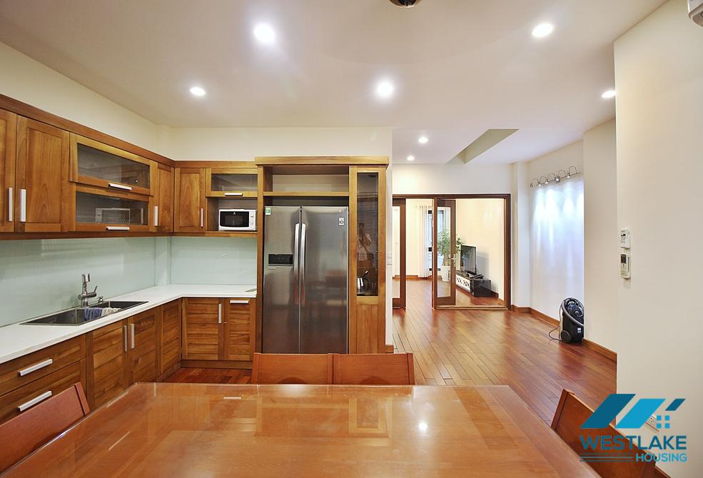 Morden four bedrooms house for rent in Xom Chua, Dang Thai Mai area, Tay Ho