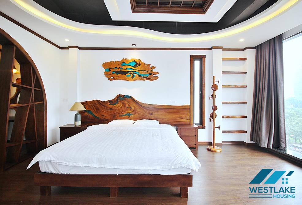 Brand new 4 bedroom apartment with big balcony and lake view in Tay ho, Ha Noi