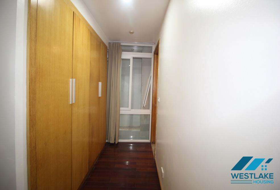 Lake view 03 bedrooms apartment with big balcony for rent in Tay Ho area