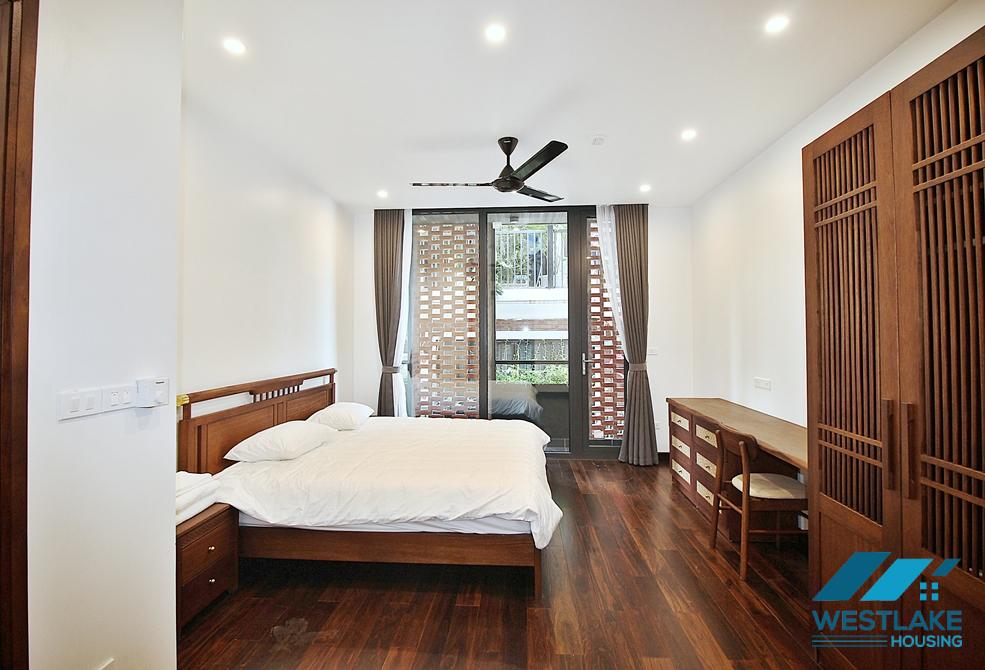 Brand new and Japanese style 3 beds apartment for rent in Dang Thai Mai area, Tay Ho