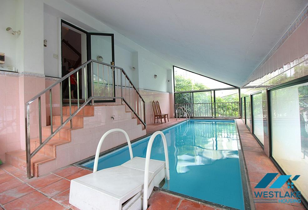 Swimming pool apartment with balcony for rent in Tay Ho, Hanoi