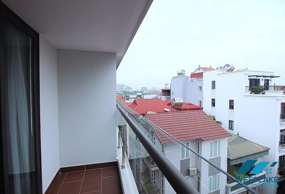 Brand-new 1 bedroom with lakeview for rent in Nhat Chieu st, Tay Ho.
