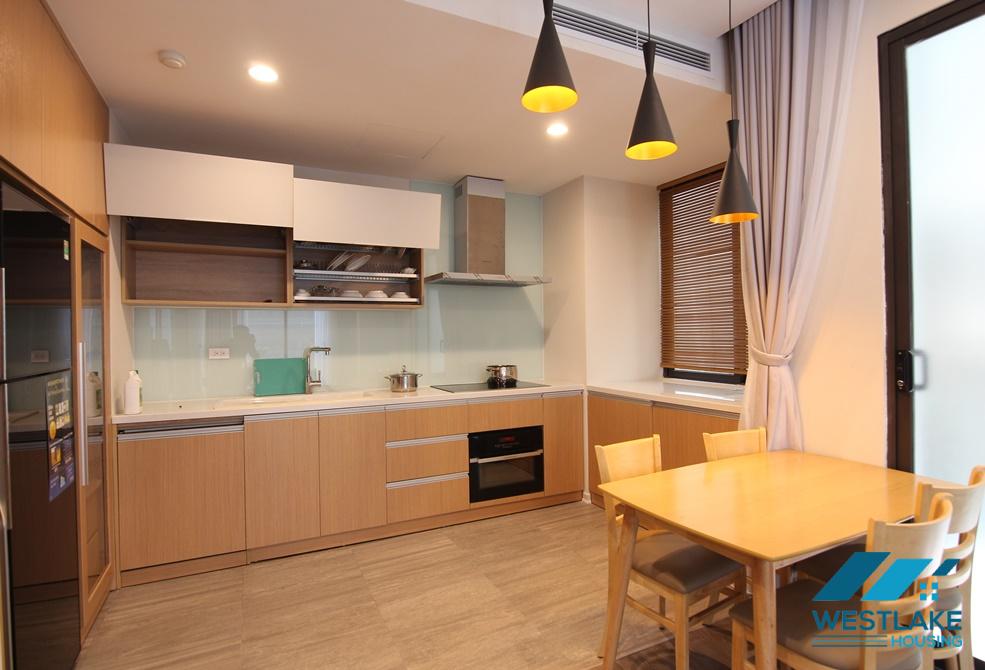 Bright and modern 01 bedroom apartment for rent in Tay Ho District, Hanoi