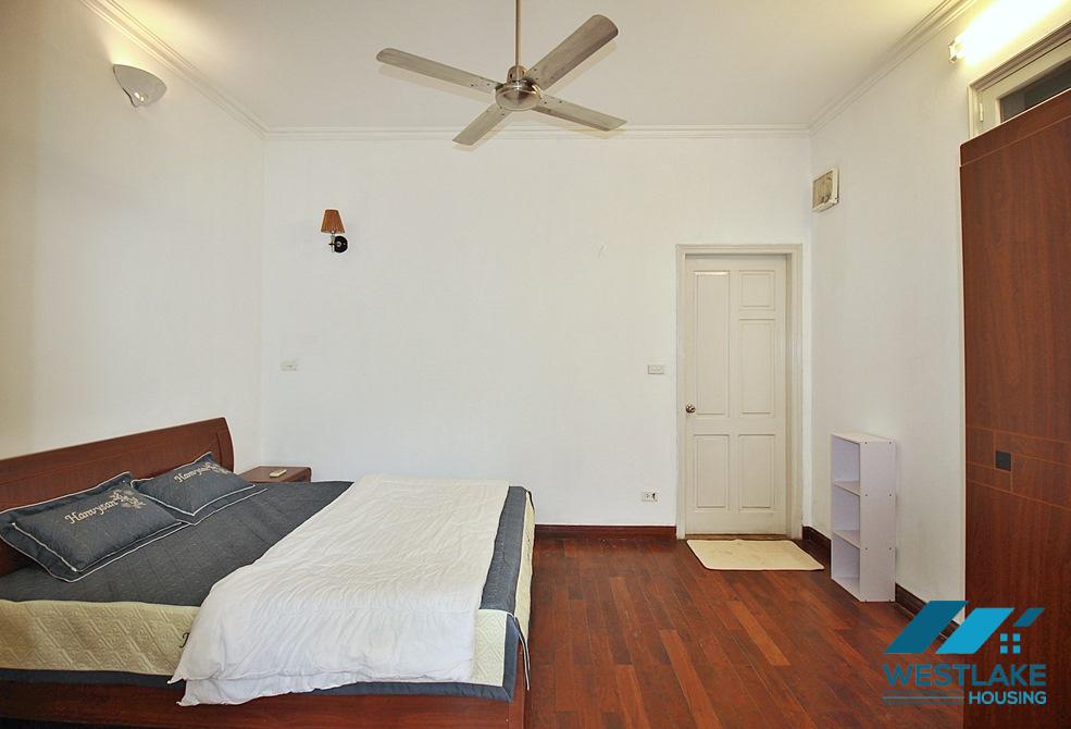 Three bedrooms house with big yard for rent in Tay Ho, Ha Noi